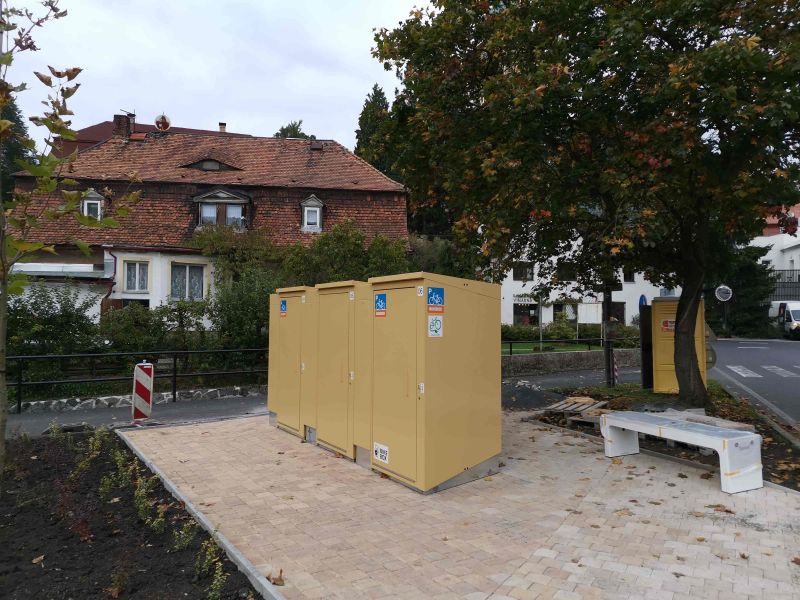 Bike Box - Krásná Lípa, ulice Dittrichova