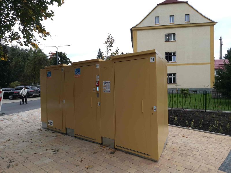 Bike Box - Krásná Lípa, ulice Dittrichova