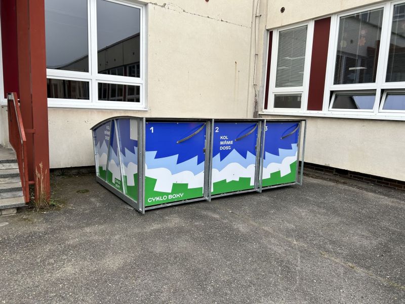 Bike Box - Most, základní škola Okružní